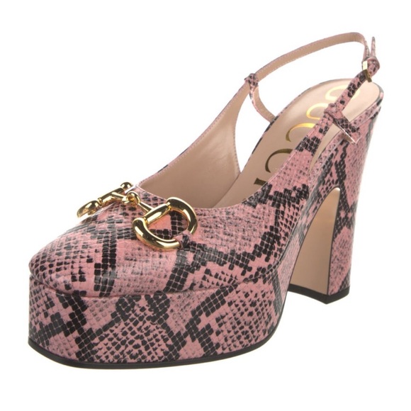 Gucci Leather Slingback Pumps - Picture 1 of 5